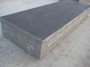 Grille de vidange de tranchée en fibre de verre FRP Prof Grille en fibre de verre - Product Image 6