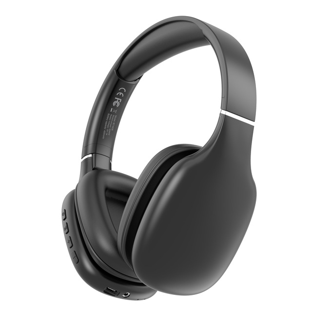 Headband Noise Cancellation TWS Headphones Digital Display IPX4 Waterproof Ultra-long Life Large Ear Cups V5.4 Stereo Wireless