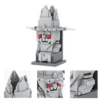 Kits de Ladrillos MOC de Creatividad de Películas de Anime, Contenedor de Ladrillos DIY, Juguetes de Bloques de Construcción para Niños MOC7748