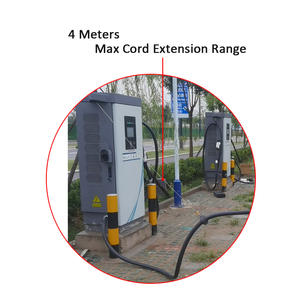 Sistem Manajemen Kabel Pengisi Daya EV Cepat DC Pengunci Otomatis Peredam Pegas Level 3 150KW DCFC 260A Retraktor Kabel Pengisian EV - Product Image 6
