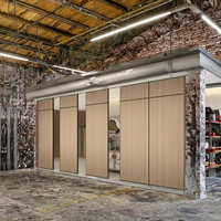 Cloison amovible insonorisée de haute qualité, cadre en aluminium, cloison en MDF pour bureau, hôtel et salle de banquet