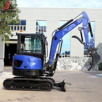 Chine 3.5 tonnes plus petites mini excavatrices sur chenilles à vendre