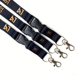 ไม่มีขั้นต่ำในการสั่งซื้อ สายคล้องคอโพลีเอสเตอร์แบบพิมพ์ลายตามสั่ง ราคาถูก พร้อมโลโก้แบบกำหนดเอง - Product Image 2