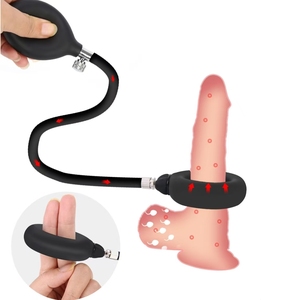 Tamanho ajustável Inflável <span class=keywords><strong>Penis</strong></span> Anéis para Homens Atacado <span class=keywords><strong>Penis</strong></span> Trainers Escroto Squeezer Atraso Ejaculação Inflável Galo Anéis - Product Image 1