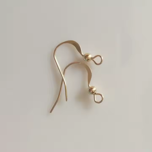 Thời trang <span class=keywords><strong>S</strong></span> hình dạng móc tai đồ trang <span class=keywords><strong>s</strong></span>ức phát hiện 14k vàng đầy Bông tai móc cho DIY làm - Product Image 4