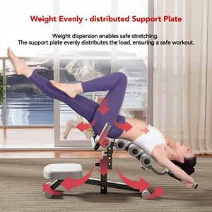 CZFIT Portable Steel Metal Waist Fitness Workout Machine Core & Abdominal Exercise <b>Bench</b> with Folding Feature for Home Training - Product Image 5