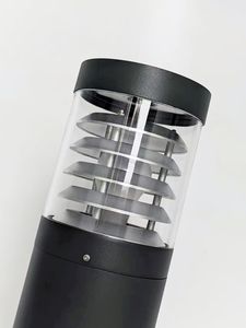 Lampu taman lanskap led jalur jalan setapak hitam bulat antik luar ruangan lampu rumput 10w E27 - Product Image 5