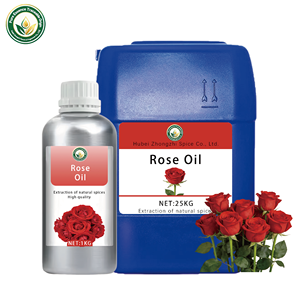 Huile de rose 100% naturelle à base d'extraits végétaux, idéale pour l'aromathérapie, les parfums et les toniques faciaux. Prise en charge de la personnalisation en vrac, OEM et vente en gros. - Product Image 2