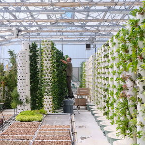 Torre Hidropónica Multicapa Equipada con Controlador, Bomba Sumergible y Algodón de Plantación para Invernadero/Verduras de Hoja Verde de Interior - Product Image 5