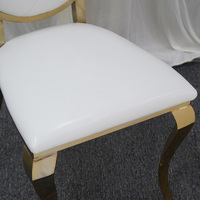 Chaises de banquet royales de luxe modernes pour mariage, chaises de trône pour roi et reine, dossier haut, acier inoxydable, marque Martina, pour hôtels, événements, fêtes, banquets