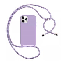 Étui avec cordon pour 17/16/15/13/11 Pro Max/Mini/XS/X/R8/7 Plus, étui antichoc en TPU avec porte-cartes, protection robuste de luxe