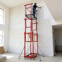 Échafaudage électrique neuf avec arrêt d'urgence, hauteur 12m, charge 500kg