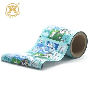 Rollo de película laminada de papel de aluminio para bolsas de café, té, película de embalaje