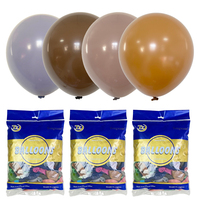 Balon Latex Metalik Mutiara Retro Berkualitas Tinggi Ukuran 12 Inci 2.8g Tebal Dekorasi Pesta Paskah Natal