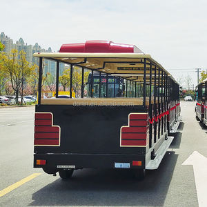 Fabricant touristique <span class=keywords><strong>de</strong></span> <span class=keywords><strong>train</strong></span> <span class=keywords><strong>de</strong></span> véhicules électriques sans rail extérieur d'ODM 72 sièges, <span class=keywords><strong>train</strong></span> touristique touristique touristique électrique - Product Image 2