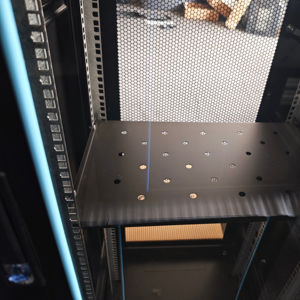 Fabrika kaynağı duvara monte ağ sunucusu veri merkezi kabine muhafaza raf cam kapi kilitlenebilir tepsiler 4U 1515u boyutları stok - Product Image 3