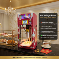 Nouvelle imprimante automatique 3D de style chinois pour l'art du sucre, 400 motifs, machine à bonbons de qualité alimentaire, pour desserts haut de gamme, café, entreprise, CE FDA 304