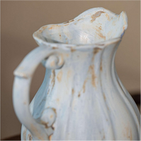Vase en poterie brute blanche Wabi Sabi, vase hydroponique artisanal zen, décoration d'intérieur