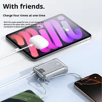 Nouvelle batterie externe portable haute capacité 20 000 mAh à charge rapide 22,5 W Type-C, kit de charge sans batterie (étui + carte mère)