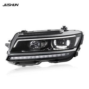 Conjunto de faros delanteros Jushun Tiguan Full LED versión de alta gama 2017 2020 para Volkswagen - Product Image 5