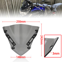 Pare-brise en plastique PVC anti-friction dur Offre Spéciale pour FZ-07 MT-07 YAMAHA 2018-2019