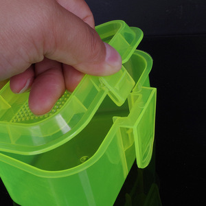 Live Bait Box Plastic Transparent Portable For Rock Fishing Tackle Accessories - Product Image 1