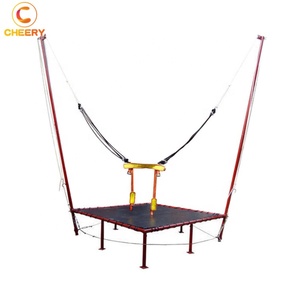 Custom Outdoor <strong>square</strong> Amusement Park Equipment Kids Exercise Rectangular Bungee <strong>Trampoline</strong> for Sale - Product Image 4