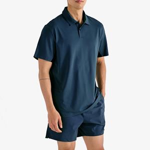 Camisas de Golf de Lujo para Hombre OEM, Sólidas, de Secado Rápido, Tela Elástica Premium en Cuatro Direcciones, Logotipos Bordados Personalizados, Exclusivas y Hechas a Medida - Product Image 1