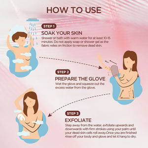 Guante de baño exfoliante de seda cruda 100%, guantes de baño de seda, guante de baño turco Exfoliante para evitar pelos encarnados, guantes Exfoliantes corporales - Product Image 6