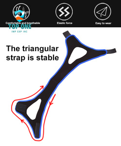 TopOne Wholesale Men Woman <b>Neoprene</b> Jaw Support Snore Band Anti Snoring Chin Strap - Product Image 2