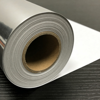 Papier métallisé en aluminium de qualité alimentaire, laminé pour l'étiquetage et l'emballage