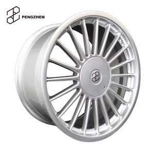Ruedas forjadas de aleación escalonada Pengzhen Custom Hyper Silver 4x100 5x5x120 112 17 <span class=keywords><strong>18</strong></span> 19 20 21 pulgadas para BMW <span class=keywords><strong>Alpina</strong></span> B7 XB7 E60 G30 - Product Image 1