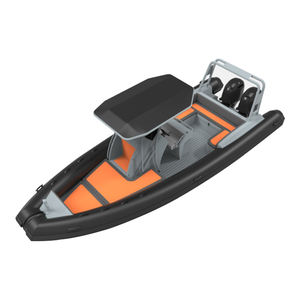 Fabbrica CE vendita direttamente 7.6m gonfiabile <span class=keywords><strong>mare</strong></span> sport 760 25ft saldato fondo in alluminio costola barca con console - Product Image 5