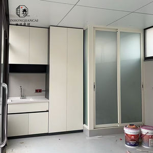 Meuble bar de balcon en aluminium de qualité marine, résistant aux intempéries, station de boissons extérieure pour appartements en hauteur - Product Image 5