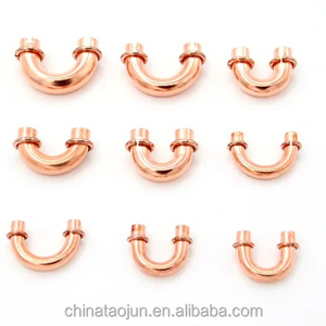 Tubería de cobre de fontanería de calidad estable, Conector de cobre en forma de u curva para accesorios hvac - Product Image 2