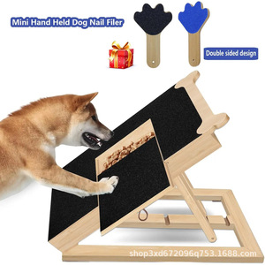 Cross-border wooden dog <b>scratching</b> <b>post</b>, pull-out treat board, adjustable dog <b>scratching</b> <b>post</b>, dog nail trimmer. - Product Image 1
