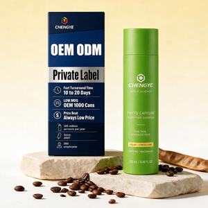 Champú Botánico con Cafeína para Cabello Teñido, Cuidado Capilar Seguro para el Color, para Cabello Dañado y Estresado, Suavidad y Manejabilidad - Product Image 1