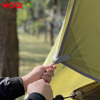 WOQI Grande bâche de camping de 3m Hamac multifonction Rainfly Hot Selling Tente pour 3-4 personnes avec accessoire de poteau