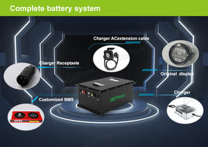 CoPow Hohe Energie dichte lange Lebensdauer wiederauf ladbar 24V 48V 72V Ersetzen Sie Blei Säure Baterai Lifepo4 Golf wagen Lithium-Akku - Product Image 5