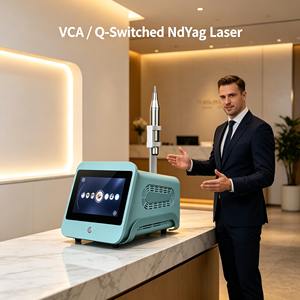 Appareil portable de suppression de tatouages VCA LASER NdYAG <span class=keywords><strong>Q</strong></span>-Switched avec refroidissement par air et eau - Product Image 2