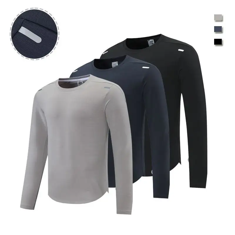 Mens Long Sleeve T Shirts Casual Outdoor Hiking Performance Athletic Active Pullover Tops