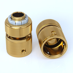 Guoma Ruixiang All Copper Water <b>Quick</b> <b>Connector</b> 1/2 Inch For Garden Irrigation Bulk Hose Coupling Easily Install - Product Image 2