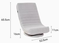 Sofá perezoso Teddy Fleece Silla giratoria Salón Balcón Salón Silla de lectura Silla De Luna Sofá individual