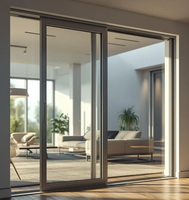Sistem Kaca Tempered Berlapis Ganda dengan Rangka Aluminium Anti Air dan Thermal Break untuk Pintu Geser Dapur dan Gudang Anggur