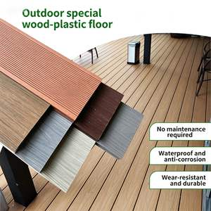 Modern <strong>Square</strong> Wood Interlocking Dual Lock Wholesale Outdoor Waterproof Anti-corrosion Non-slip WPC Landscape Engineering <strong>Decking</strong> - Product Image 3