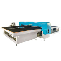 Mesa de corte de vidrio laminado CNC automática grande de 3660*2440mm, Material de construcción, maquinaria de corte de vidrio a la venta