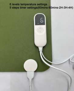 Tapis de yoga en cuir PU antidérapant EZRA Factory OEM 5 mm écologique 270 W chauffant 6 niveaux de contrôle de la température Pilates chauffé pour la salle de sport et le yoga - Product Image 4