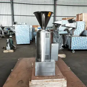 Good Comments Peanut Past Butter Making Machine/horizontal Peanut Butter Grinding Machine/stainless Steel Small Electricity Gas