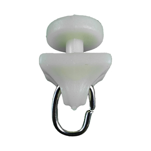 Durable Plastic Curtain Track Rollers Modern Gliders Metal Ring <strong>Hooks</strong> <strong>for</strong> Window Blind Drapery <strong>Rail</strong> System Replacement Rollers - Product Image 1
