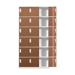 Lockers Metálico Con Cerraduras y 18 Puertas,Archivero Individual Multiuso Para Oficina Escuela,Gym,Organizador Con Espacio - Product Image 4